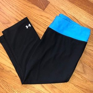 under armor cropped fitted leggings 💙